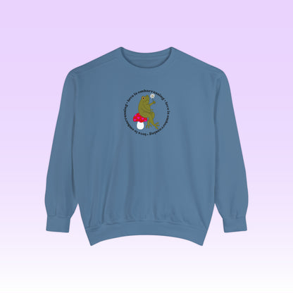 Love is Embarrassing Crewneck (Comfort Colors)