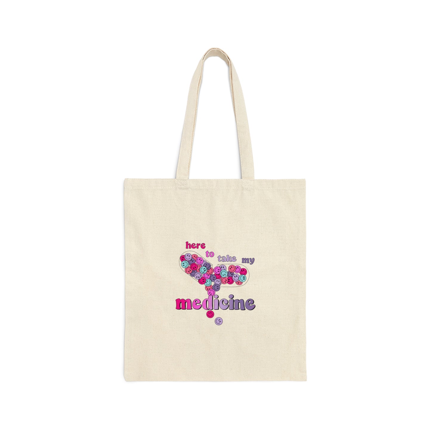 Medicine Cotton Canvas Tote Bag