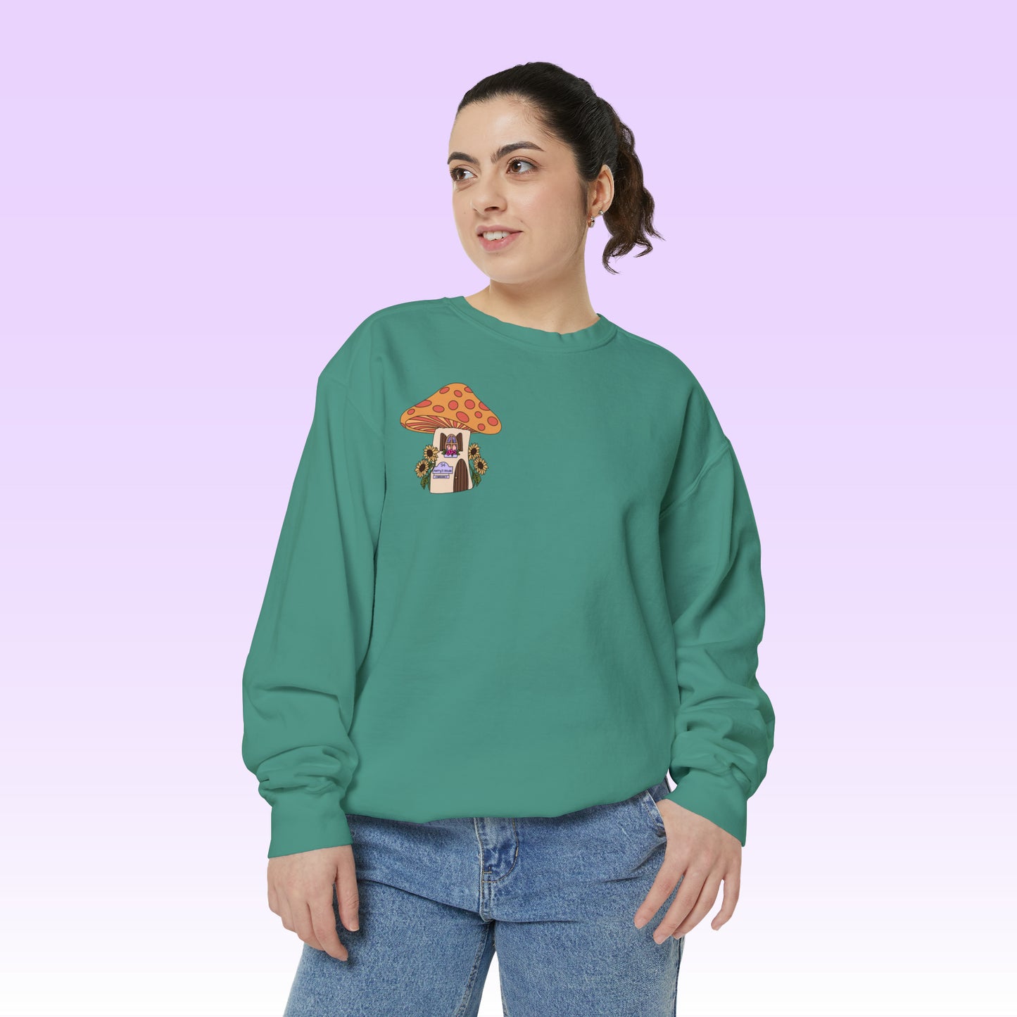 Mushroom House Crewneck (Comfort Colours)