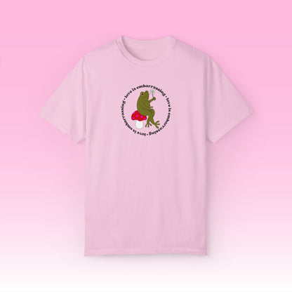 Love is Embarrassing Tee (Comfort Colors)