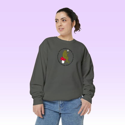 Love is Embarrassing Crewneck (Comfort Colors)