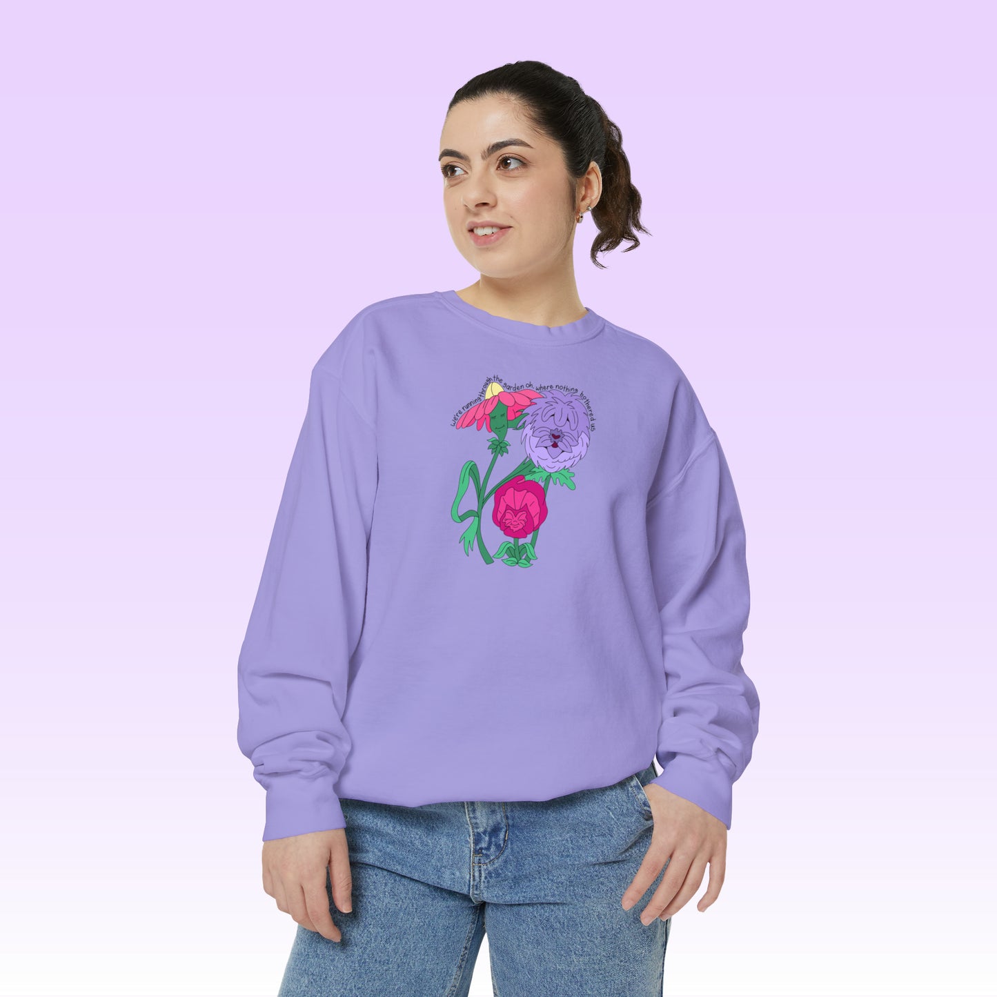 Sweet Creature in Wonderland Crewneck (Comfort Colors)