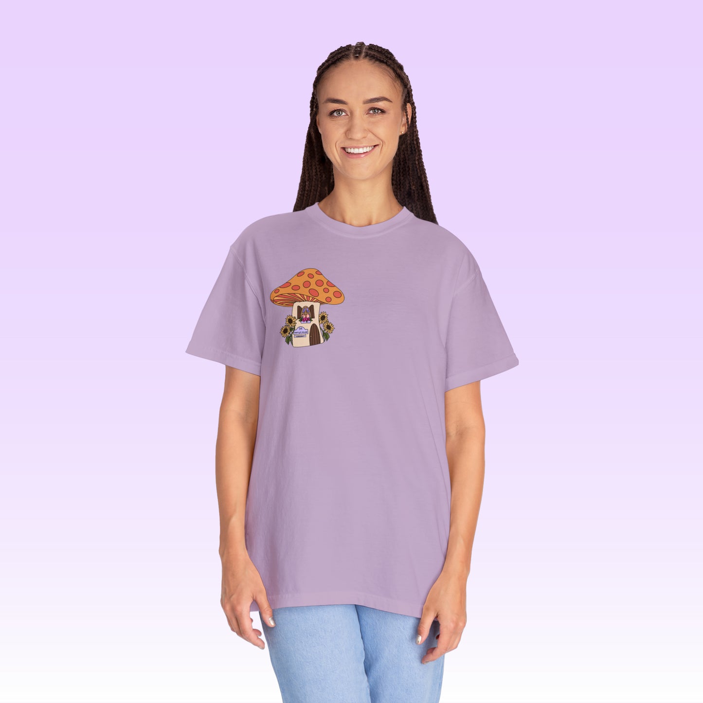 Mushroom House Tee (Comfort Colors)