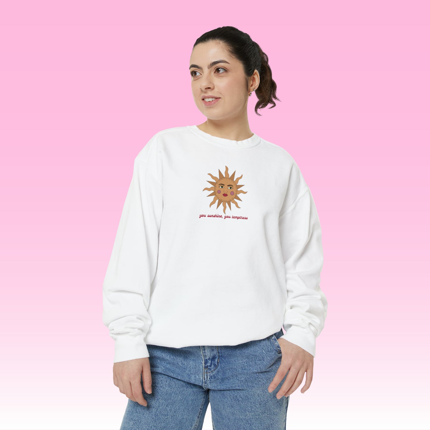 Sunshine, Temptress Crewneck (Comfort Colors)