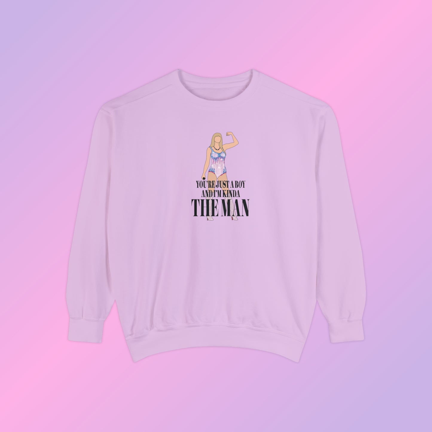 I'm Kinda the Man Crewneck (Comfort Colors)