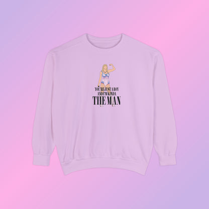 I'm Kinda the Man Crewneck (Comfort Colors)