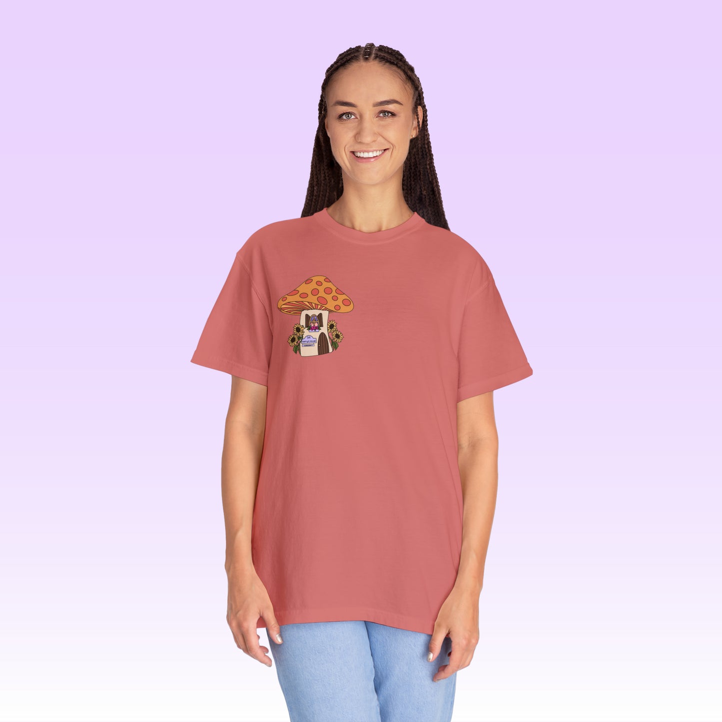 Mushroom House Tee (Comfort Colors)