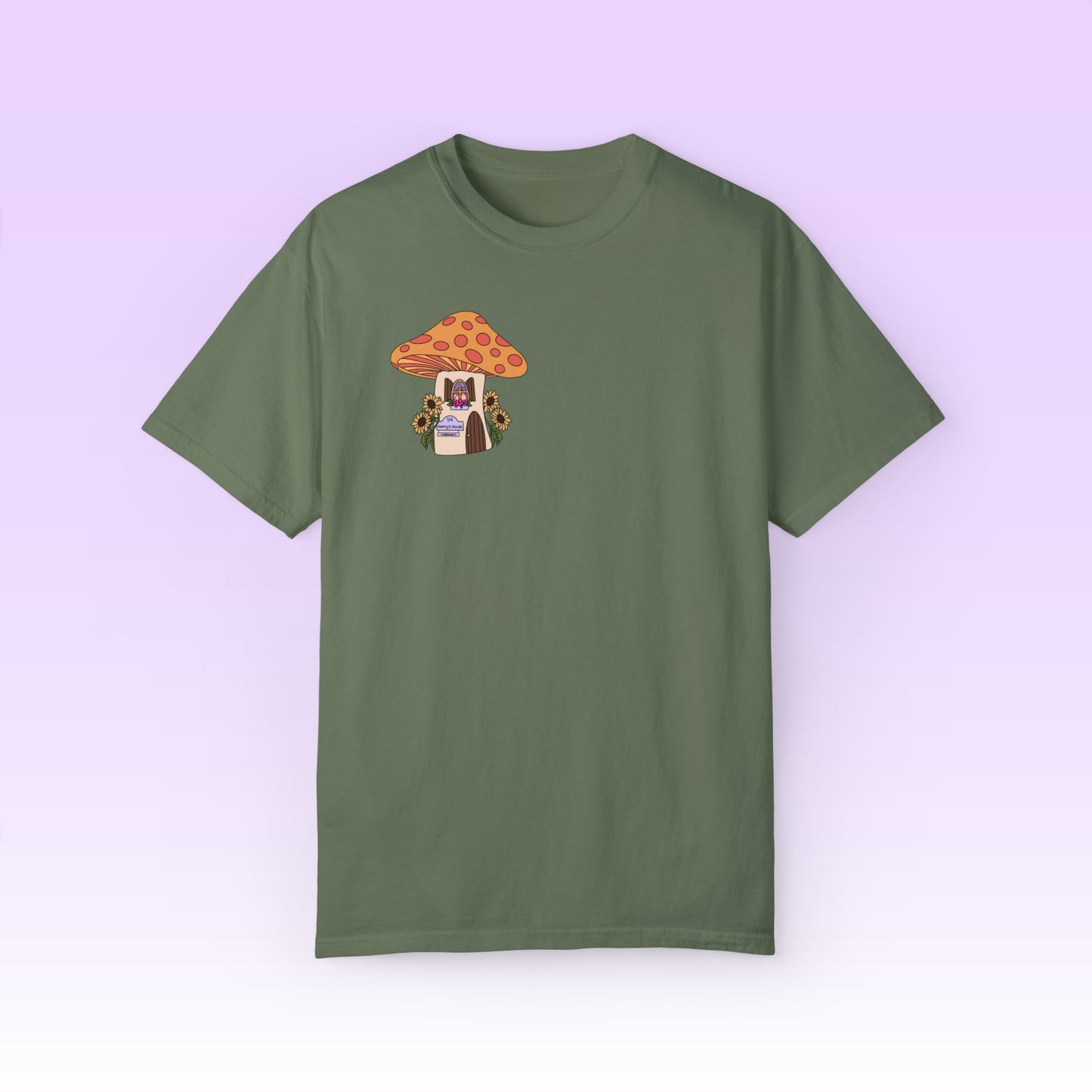 Mushroom House Tee (Comfort Colors)