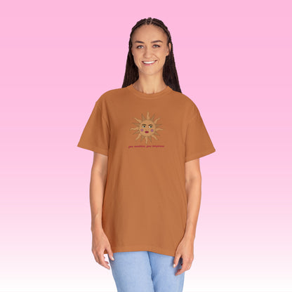 Sunshine, Temptress Tee (Comfort Colors)