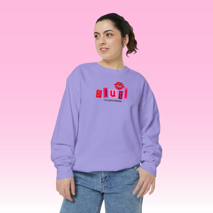 Slut! 1989 TV Crewneck (Comfort Colors)