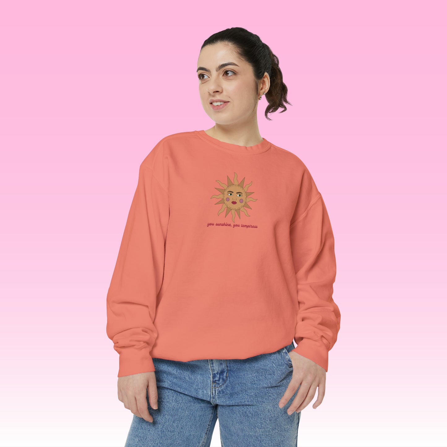 Sunshine, Temptress Crewneck (Comfort Colors)