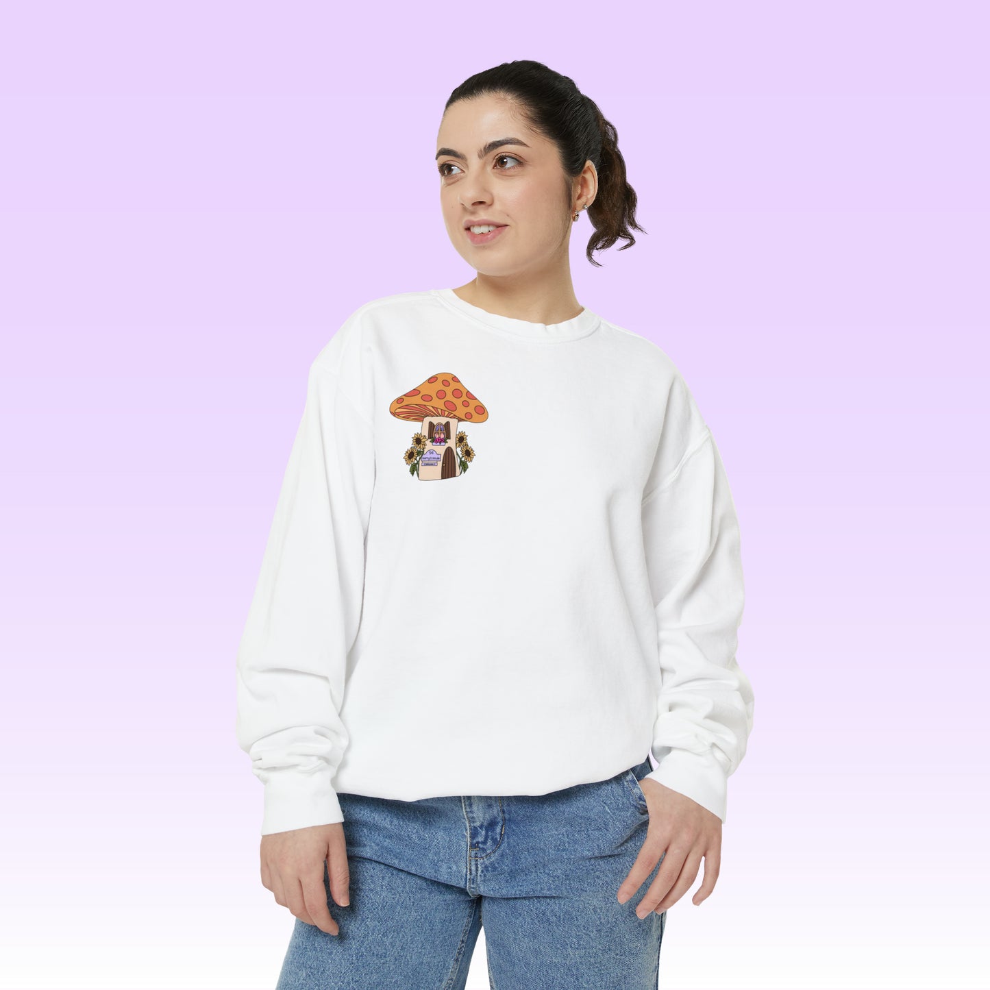 Mushroom House Crewneck (Comfort Colours)