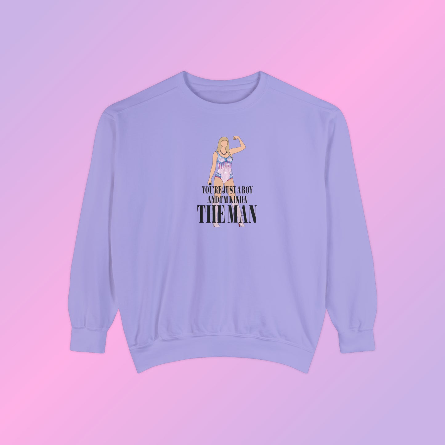 I'm Kinda the Man Crewneck (Comfort Colors)