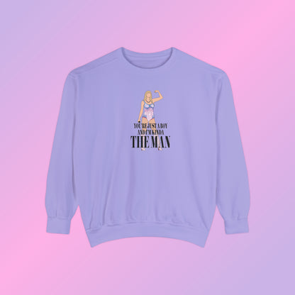 I'm Kinda the Man Crewneck (Comfort Colors)