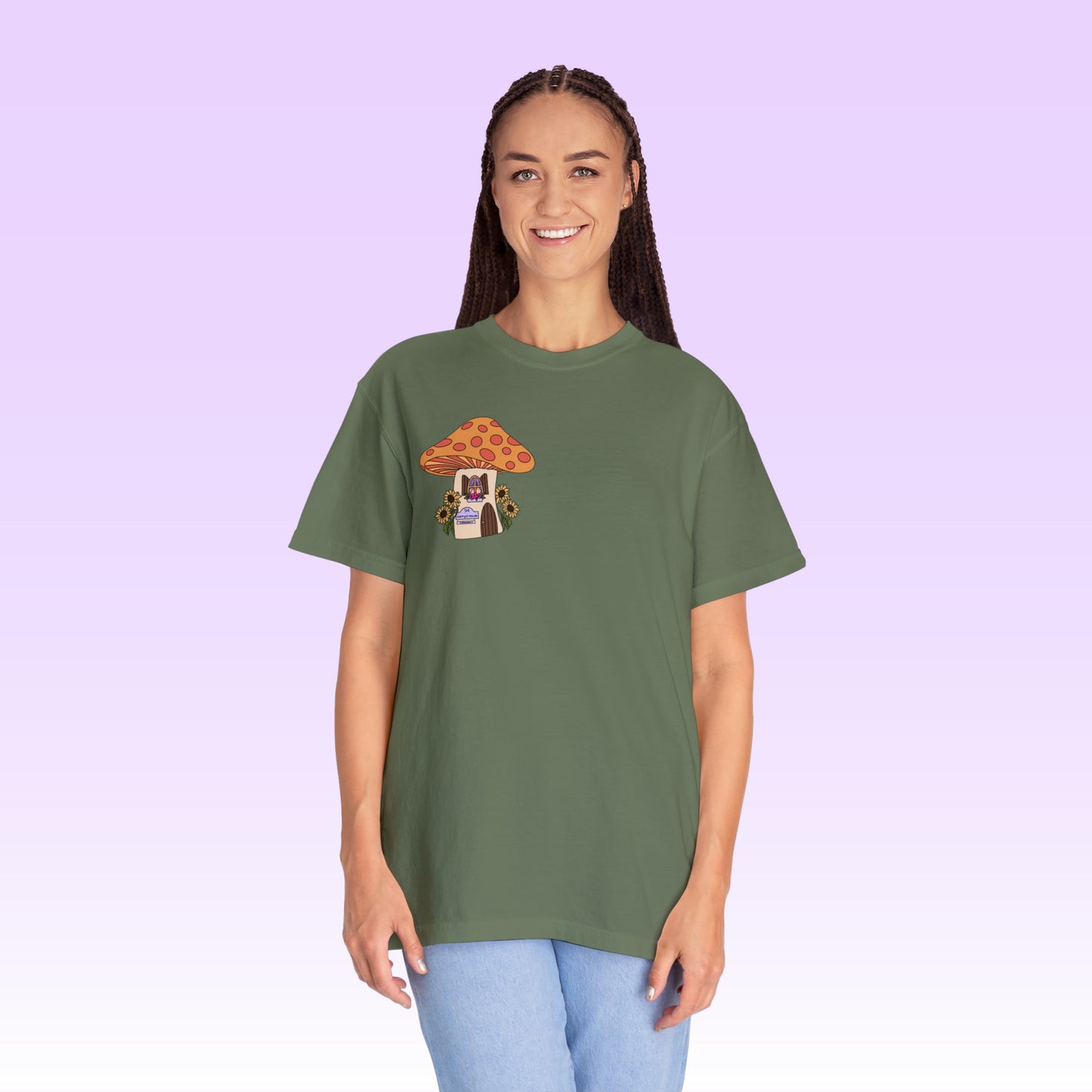 Mushroom House Tee (Comfort Colors)