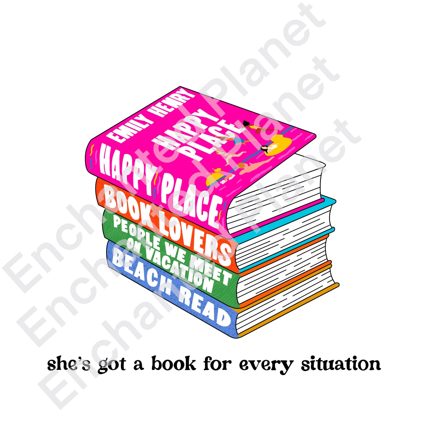 Book for Every Situation Tee (Comfort Colors)