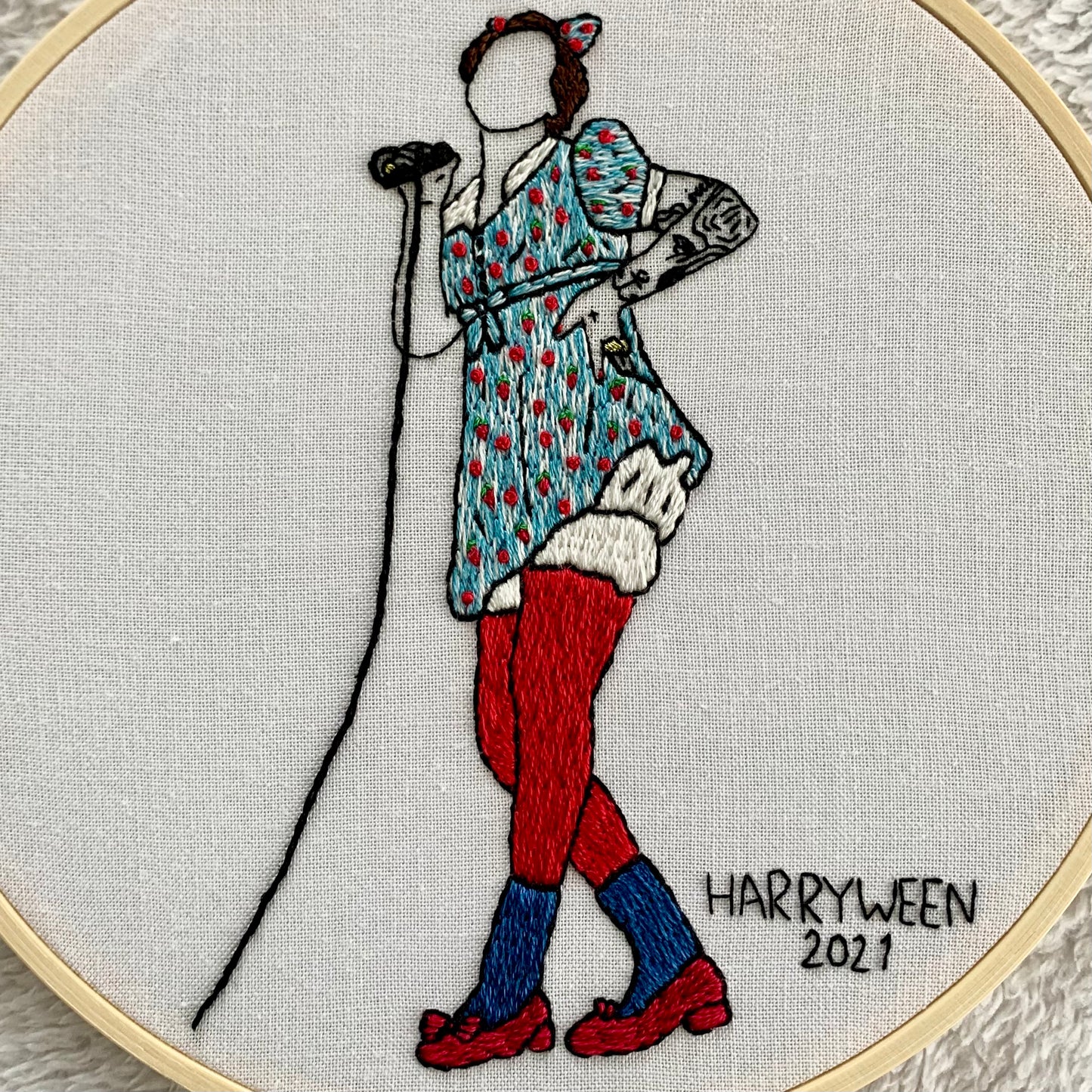 Halloween Embroidery Template Bundle of Four (Dorothy, Clown, Grease)