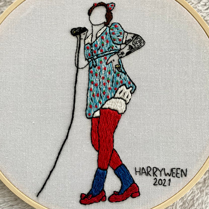 Halloween Embroidery Template Bundle of Four (Dorothy, Clown, Grease)