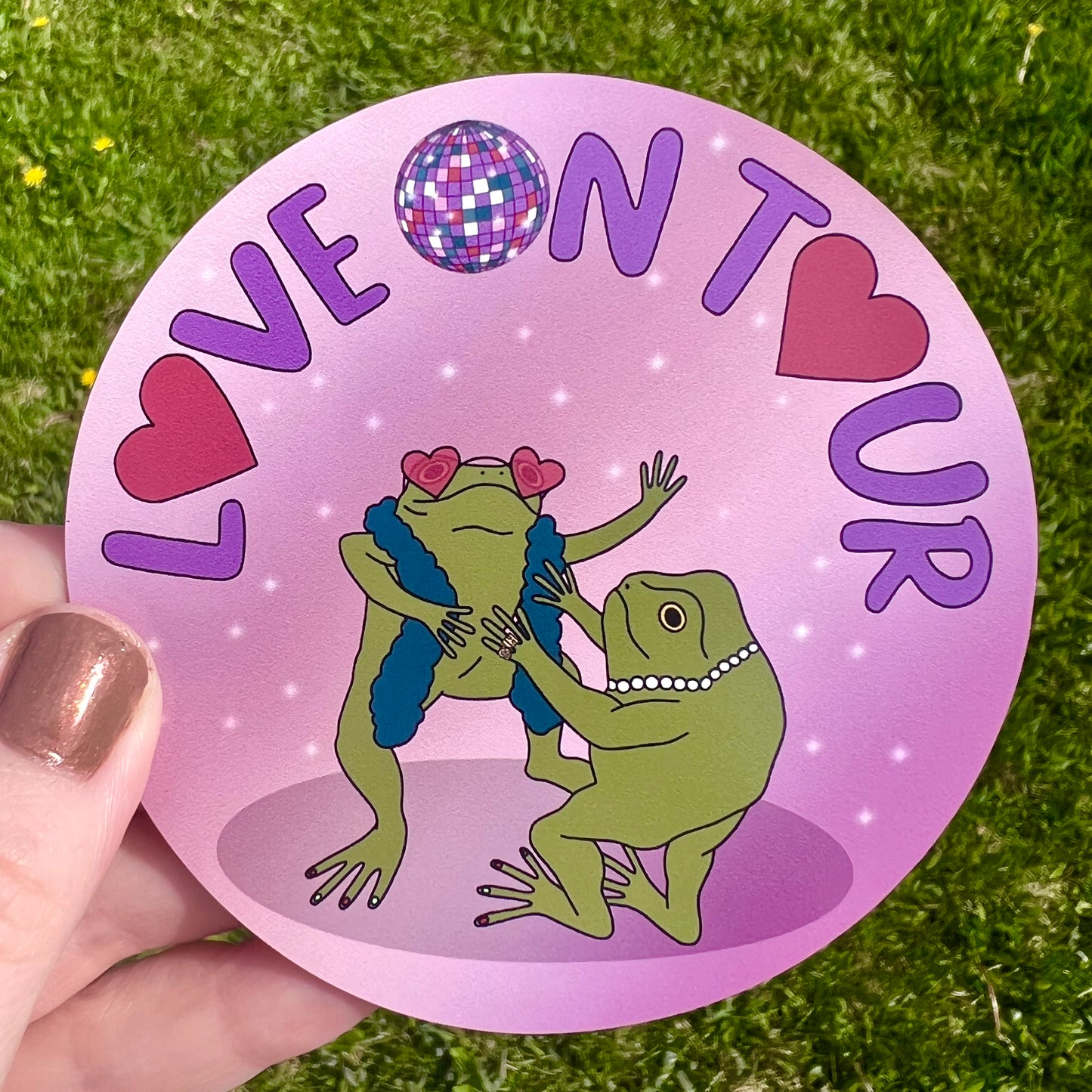 Tour Disco Frogs Sticker