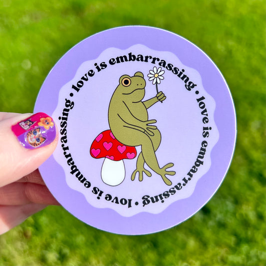 Love is Embarrassing Sticker